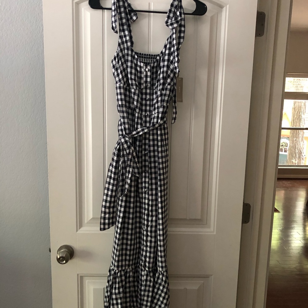 J Crew Gingham Check Dress size 2